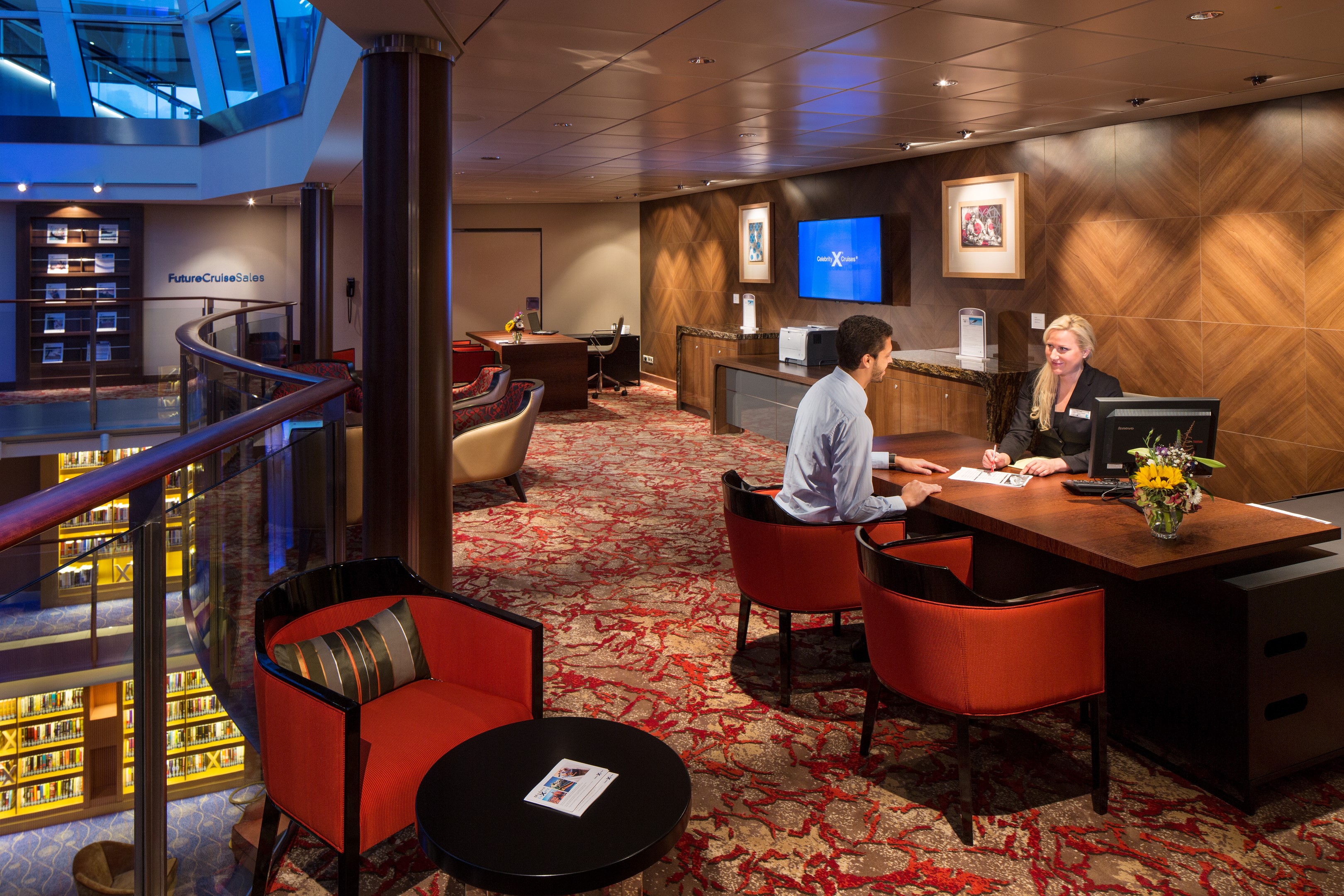 Celebrity Reflection - The Library